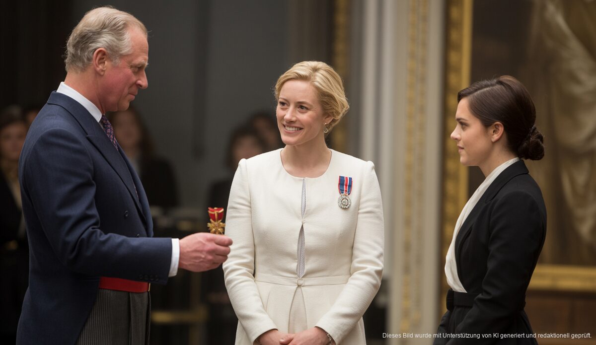 Kate Mentink empfängt Auszeichnung in Calvià von König Carlos III.