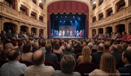 Zarzuela-Aufführung im Teatre Principal von Palma mit vollem Publikum.