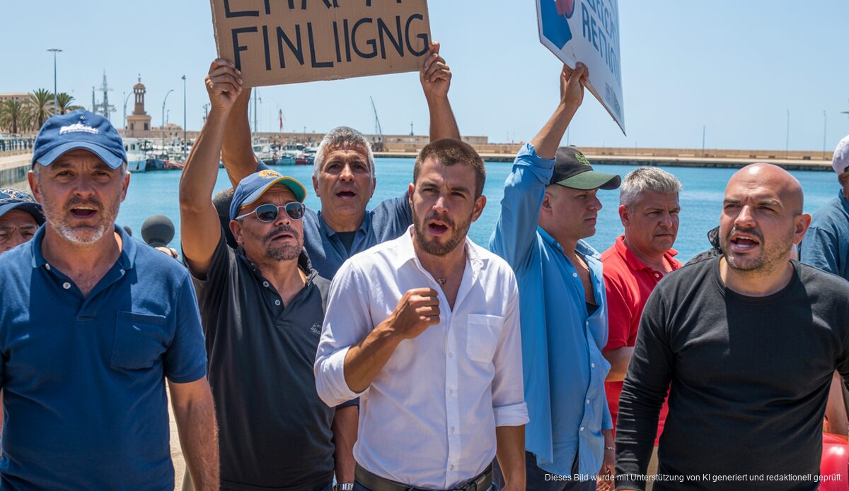 Fischerprotest in Palma de Mallorca gegen EU-Regelungen