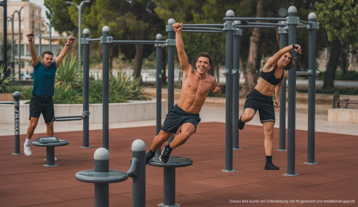 Fitnessgeräte und verbesserte LED-Beleuchtung im Krekovic-Park in Palma