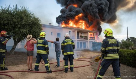 Brand in Finca auf Mallorca mit dramatischer Rettung