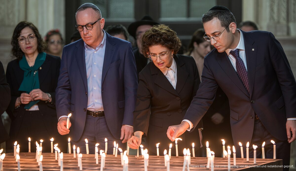 Gedenken an Holocaust-Opfer mit Kerzenzeremonie im Consolat de Mar, Palma de Mallorca