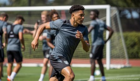 Justin Kalumba wechselt zum RCD Mallorca: Schneller Transfer geplant Justin Kalumba während eines Trainings mit dem RCD Mallorca