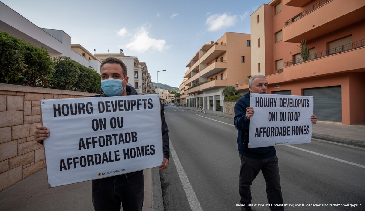 Proteste gegen Immobilienpreise und Luxusimmobilien auf Mallorca
