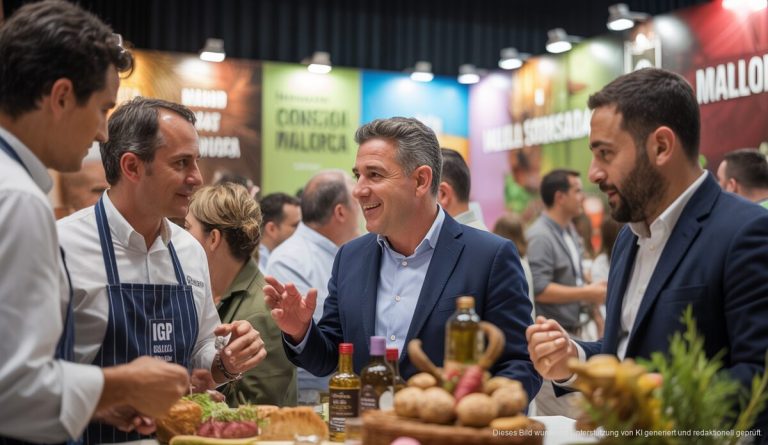Präsentation mallorquinischer Gastronomieprodukte auf der Messe Madrid Fusión 2026.