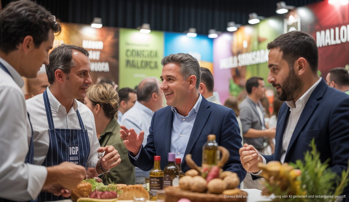 Präsentation mallorquinischer Gastronomieprodukte auf der Messe Madrid Fusión 2026.