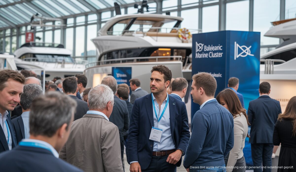 Balearic Marine Cluster auf der Boot Düsseldorf mit Gesprächsszenen