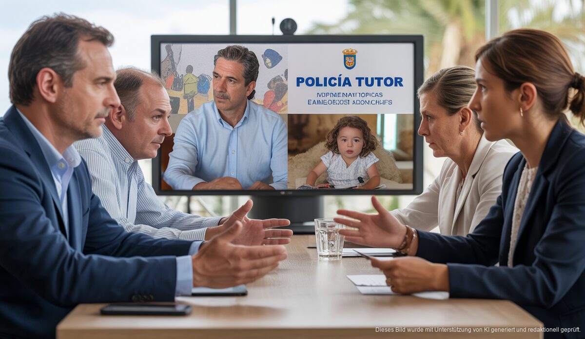 Virtuelles Treffen über das Programm Policía Tutor der Balearen