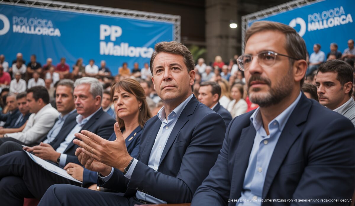 PP-Kongress in Palma mit Jaime Martínez am Rednerpult