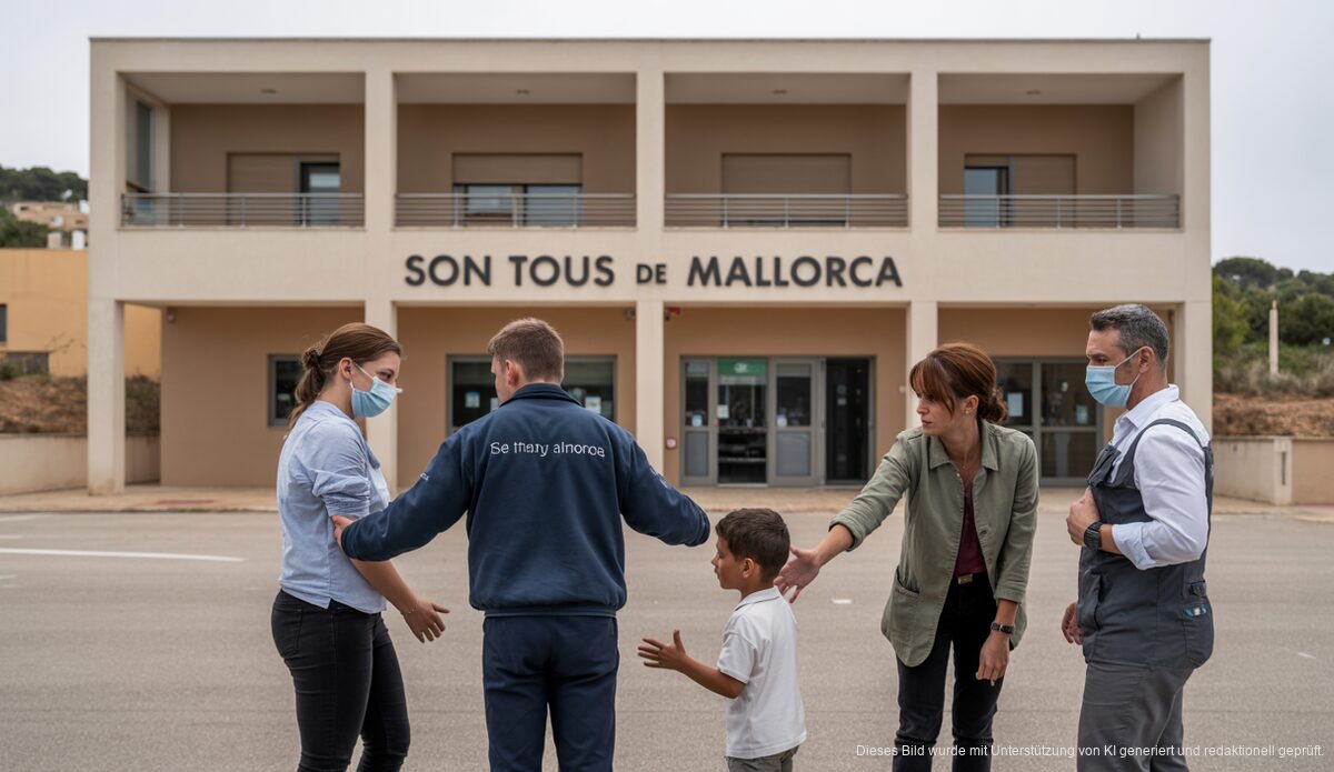 Aktiviertes Notfallzentrum Son Tous in Palma de Mallorca, Fokus auf soziale Unterstützung unbegleiteter Minderjähriger.