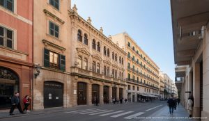 Restauriertes Gebäude Can Bordils in Palma de Mallorca.