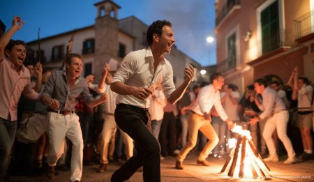 Sant Antoni Feier auf Mallorca mit Dämonentanz und Lagerfeuer