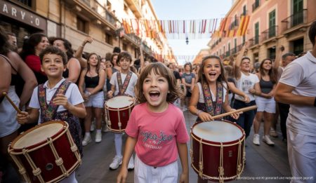 Eröffnungszeremonie des Sant Sebastià-Fests mit bunten Feierlichkeiten in Palma.