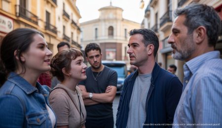 Menschen versammeln sich vor dem Cinema Goya in Manacor zur Schließung