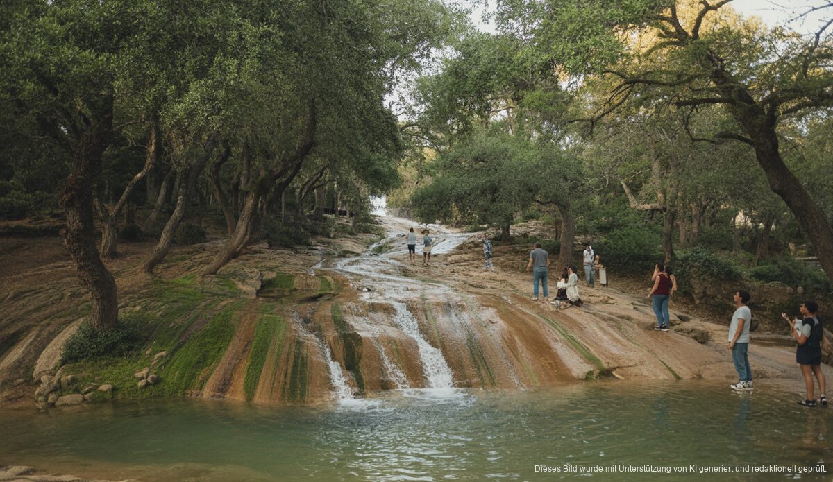 Beeindruckendes Naturschauspiel der Quellen Ses Fonts Ufanes in Campanet