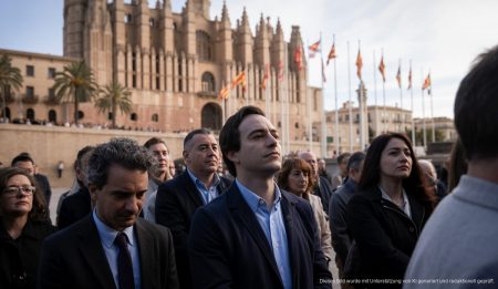 Menschen gedenken in Palma nach Zugunglück in Adamuz