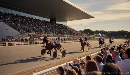 Moderner Trabrennsport in Son Pardo auf Mallorca