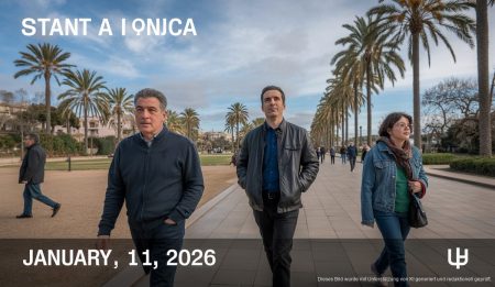 Mildes Winterwetter in Santa Ponsa, Mallorca mit Menschen bei Spaziergang.