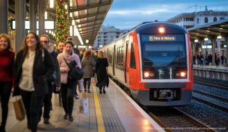 Verstärkter Zugservice zur Cabalgata de Reyes in Palma