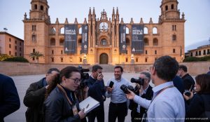 Vorbereitungen für die Preise Ramon Llull und Medalla d’Or 2026 Vorbereitungen für die Preisverleihung im Gebäude der Llotja auf Mallorca.