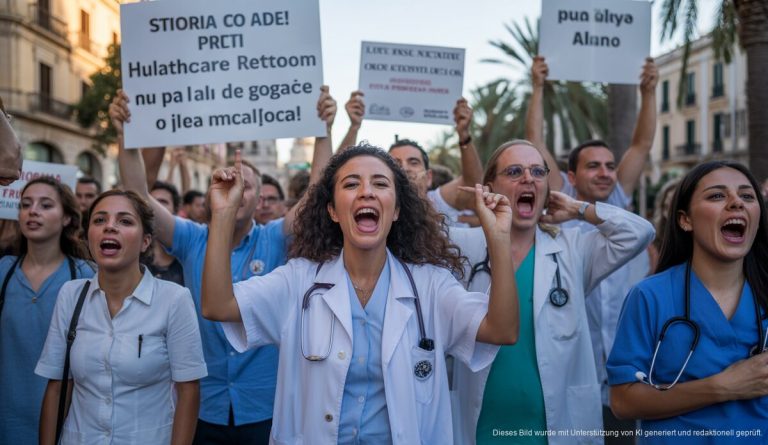 Ärzteprotest auf Mallorca gegen Gesundheitsreformen