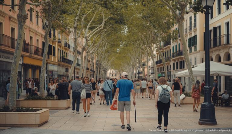 Plaça del Carme voller Leute, EU-Projekte, Capdepera