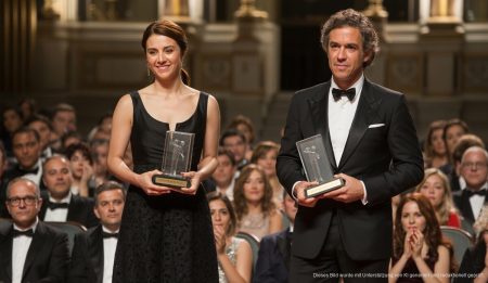 Josefina Avilés und Ponç Bover bei der Preisverleihung in Mallorca