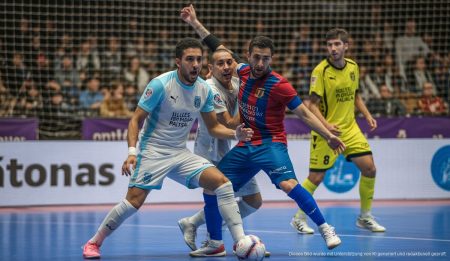 Futsal-Spiel in Torrejón zwischen Illes Balears Palma und Movistar Inter