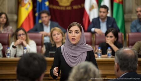 María Vidal spricht in Felanitx Ratssitzung über Burka-Verbot