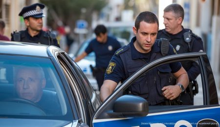 Mann in Son Banya mit gefälschter Nummerntafel festgenommen Polizeioperation in Son Banya wegen gefälschter Nummerntafel