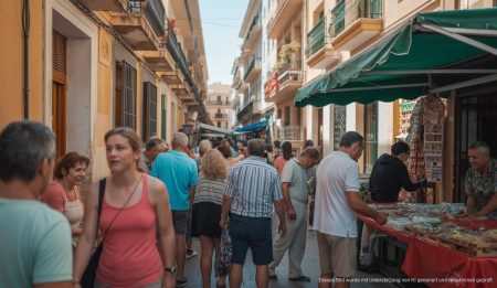 Kritik an Tourismuskompetenzen und Nachwuchskultur auf Mallorca Vibrantes Alltagsleben im Viertel Pere Garau, Mallorca