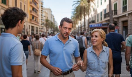 Spannungen auf Mallorca: Einblicke in zwei Welten auf der Insel Einheimische und Zugezogene in Palma de Mallorca, die urbane Dynamik verkörpern