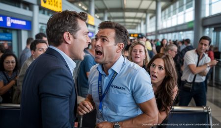 Passenger confronts Ryanair employee at Palma de Mallorca Airport