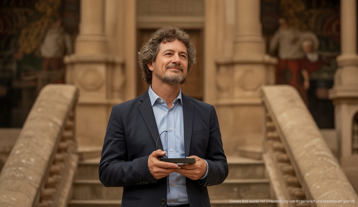 Jaume Anglada wird für seine Verdienste um die Kultur der Balearen ausgezeichnet.