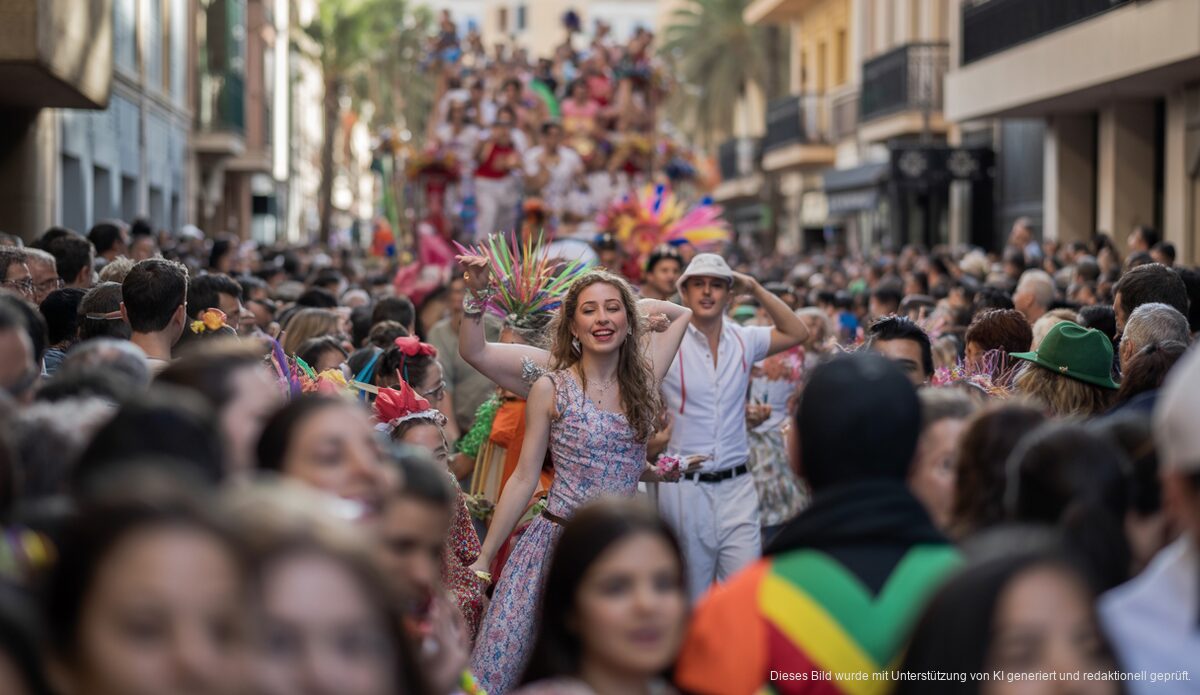 Karneval auf Mallorca: Farbenfroher Umzug und kulturelle Vielfalt in Palma