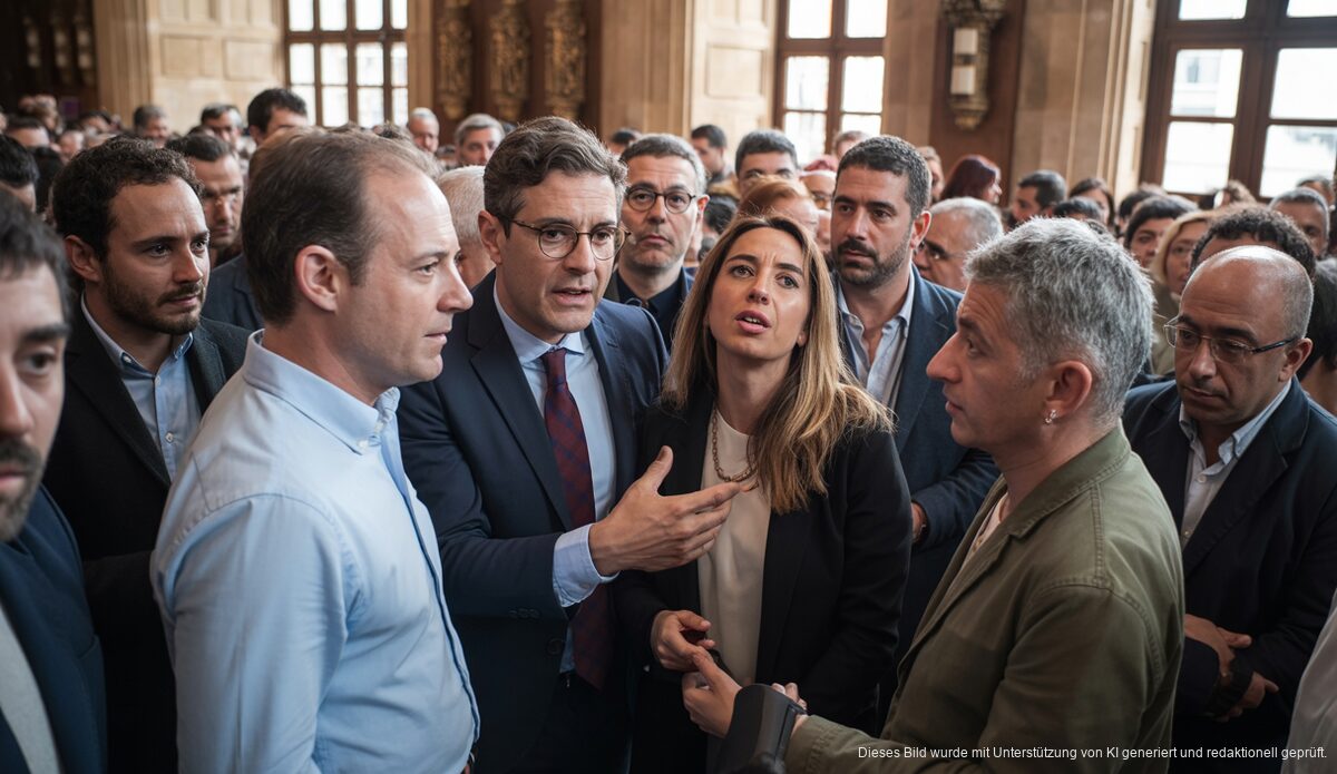 Bild von einer politischen Debatte in Palmas Rathaus über kulturelle Themen