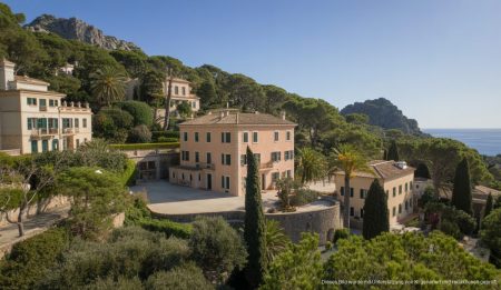 Epstein und das Interesse an Luxusimmobilien auf Mallorca Luftaufnahme von S'Estaca in Valldemossa, Mallorca