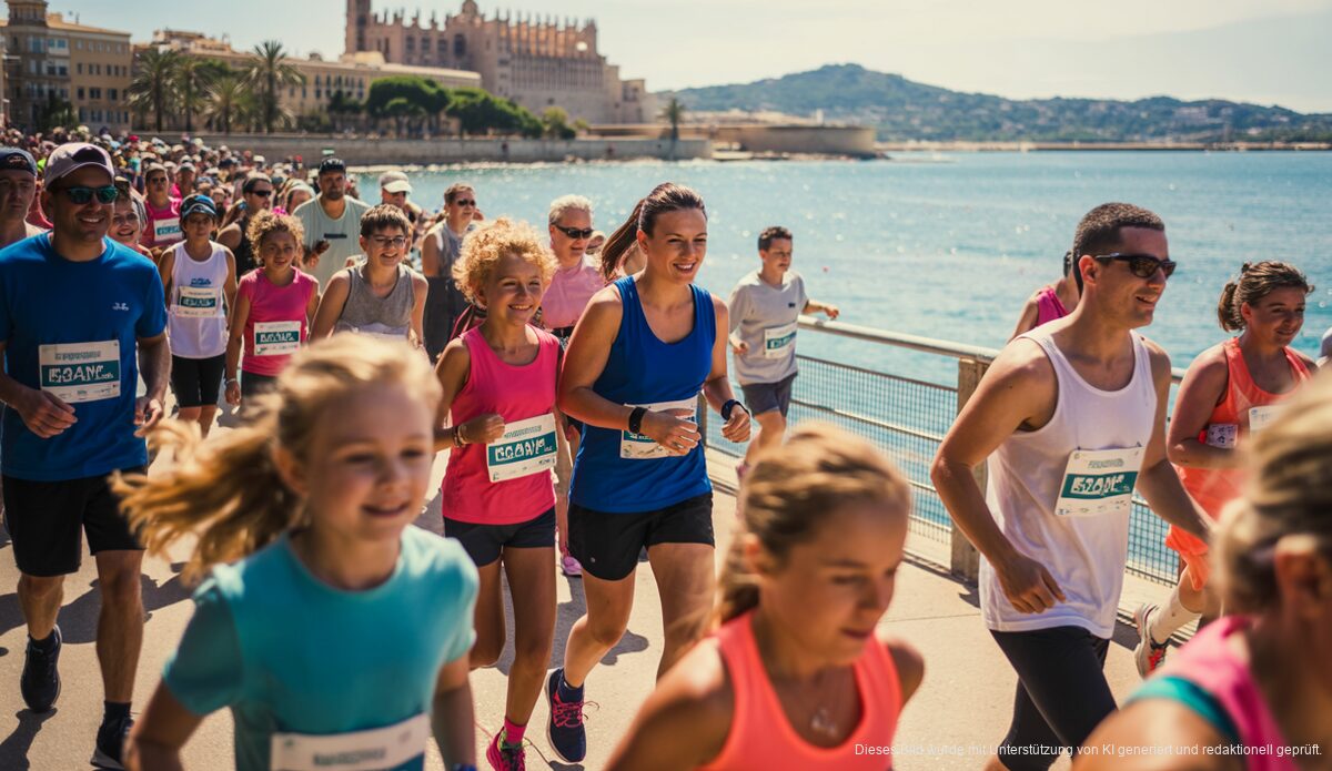 Teilnehmer der Magic Line in Palma de Mallorca bei einer Küstenwanderung