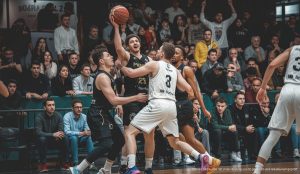Palmer Basket verliert knapp gegen CB Zamora in Palma de Mallorca Spannendes Basketballspiel zwischen Palmer Basket und CB Zamora in Palma de Mallorca