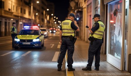 Serie von Raubüberfällen schockiert Palma: Verdächtiger festgenommen Polizei untersucht Einbruch in Palma de Mallorca bei Nacht