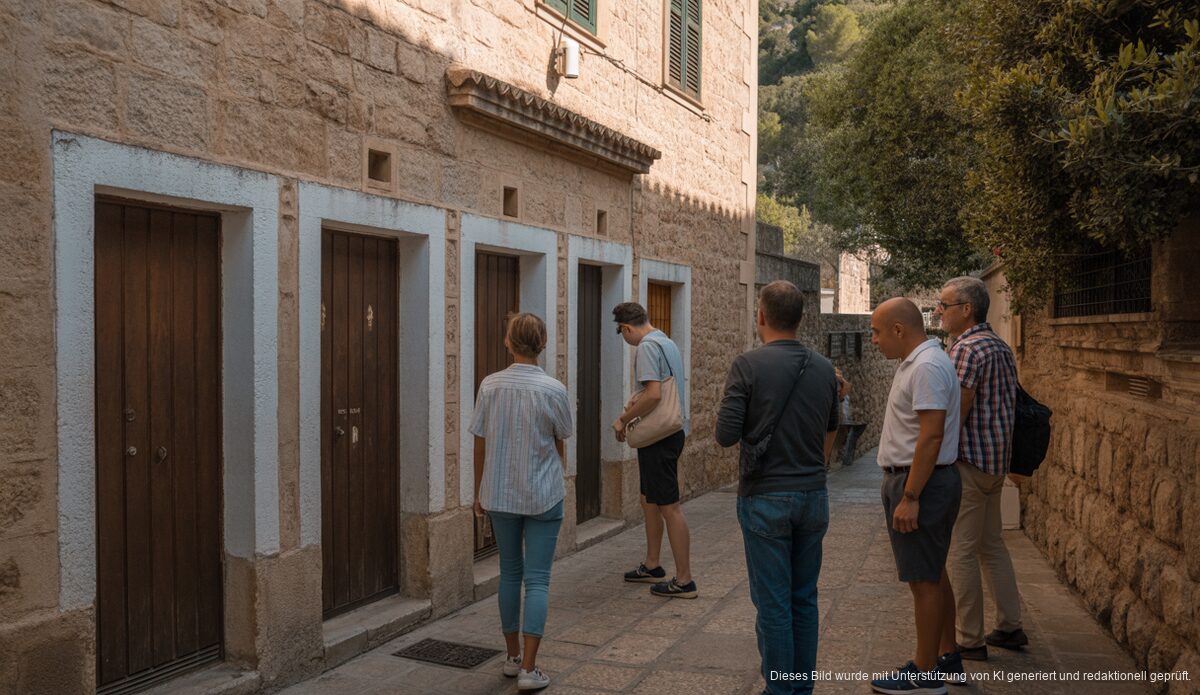 Renovierung der öffentlichen Toiletten bei der Cartoixa de Valldemossa.