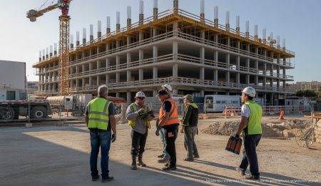 Aldi plant großflächigen Supermarkt im Stadtteil Nou Llevant Bau des neuen Aldi-Supermarkts in Nou Llevant, Palma de Mallorca.