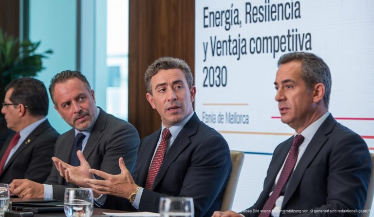 Gabriel Escarrer und Abel Matutes bei Podiumsdiskussion zur Agenda 2030 in Palma de Mallorca