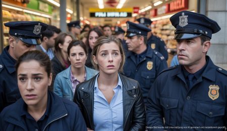 Polizei auf Mallorca zerschlägt kriminellen Frauenring vor einem Supermarkt.