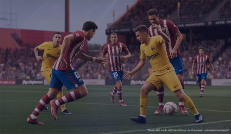 Späte Ausgleichsschläge treffen mallorquinische Teams hart Spielszene zwischen Atletico Baleares und Barça Atlètic