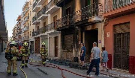Feuerwehr löscht Brand in Palma de Mallorca schneller als erwartet Feuerwehr löscht Brand in Palma de Mallorca