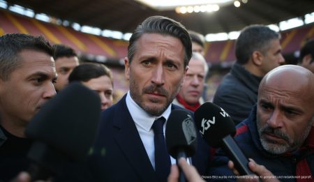 Martín Demichelis bei einer Pressekonferenz in Palma de Mallorca