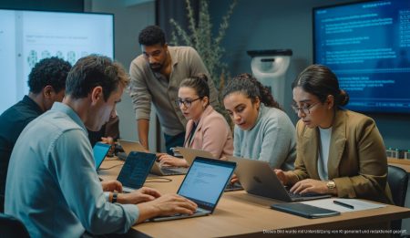 Palma setzt auf Cybersicherheit: Neue Kurse stärken digitale Kompetenzen Teilnehmer am Cybersicherheitskurs im modernen Trainingsraum in Palma de Mallorca