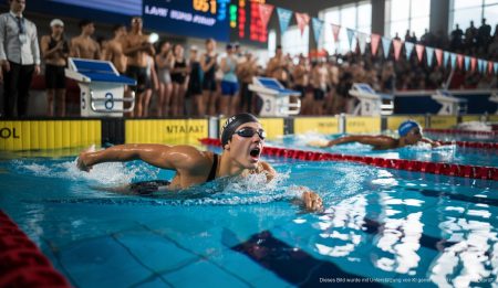 Schwimmer bei den Meisterschaften in Sabadell
