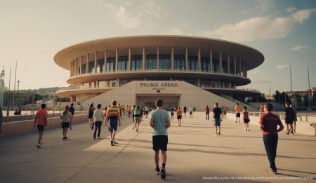 Palma Arena in Palma de Mallorca veranstaltet sportliche Aktivitäten